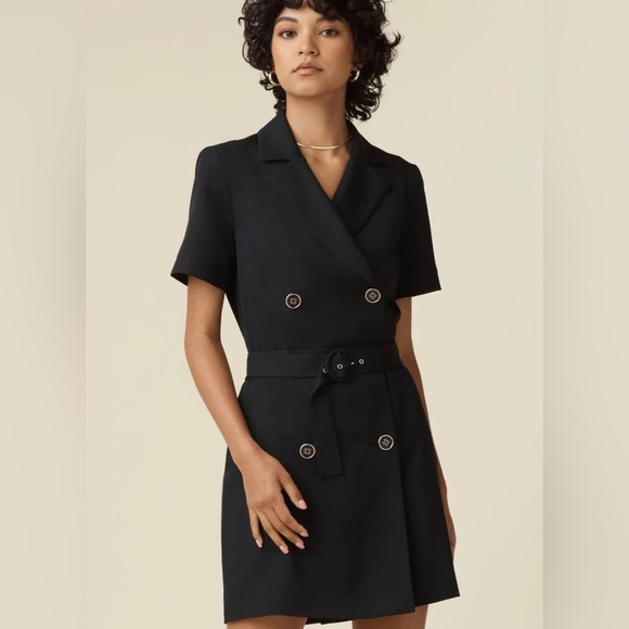 VETTA Dresses & Skirts - EUC  VETTA Two Piece Double-Breasted Dress. Medium. Black. Worn only once!